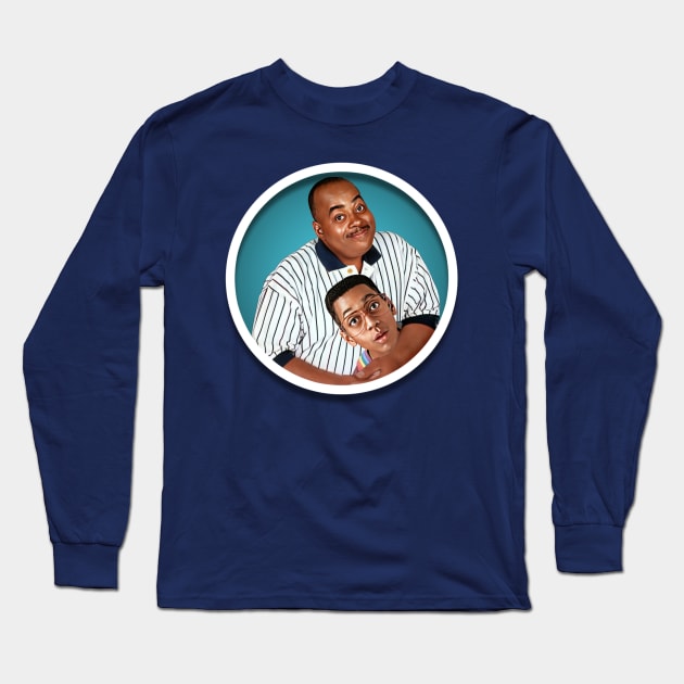 Family Matters - Steve and Carl Long Sleeve T-Shirt by Zbornak Designs